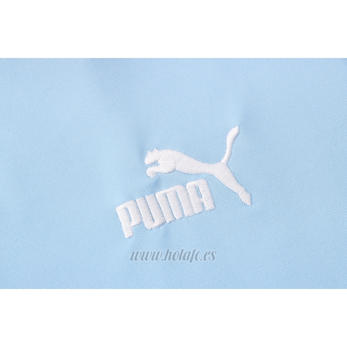 Chandal del Manchester City Manga Corta 2021-2022 Azul